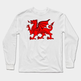 Welsh flag Long Sleeve T-Shirt